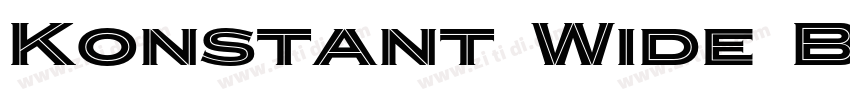 Konstant Wide Bold B字体转换 Konstant Wide Bold B字体转换